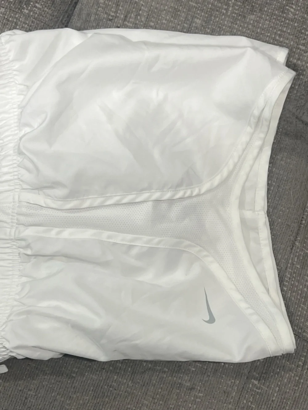 Nike White Women’s Athletic Running Shorts